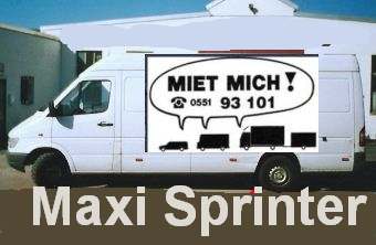 Maxi-Sprinter L4H2 Diesel, 3 Sitze, Trennwand, OLDIE but GOLDIE, viel Platz für Ihren Umzug -- Tarife nur bei Onlinebuchung